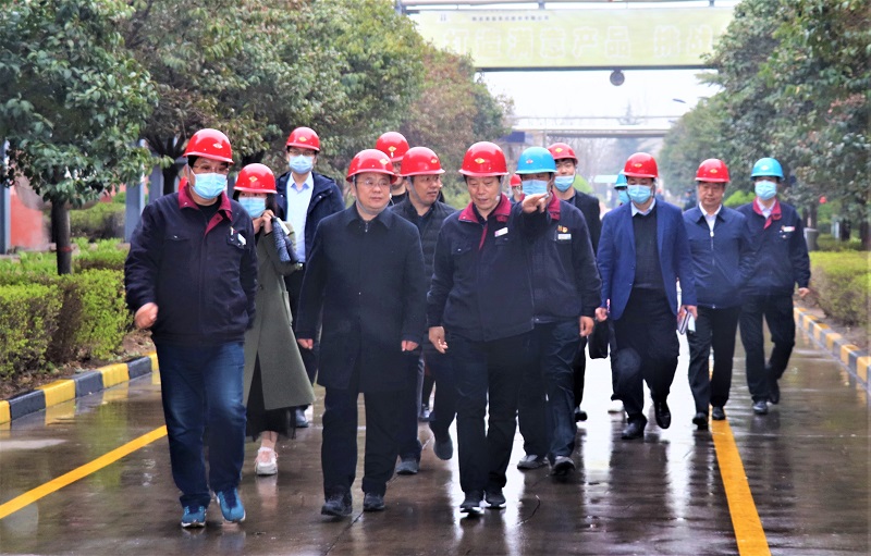 陜西省委組織部王宏斌一行調(diào)研公司黨建和生產(chǎn)經(jīng)營(yíng)情況